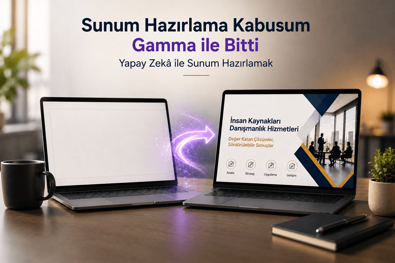 Sunum Hazırlama Kabusum Gamma ile Bitti: Yapay Zekâ ile Sunum Hazırlamak